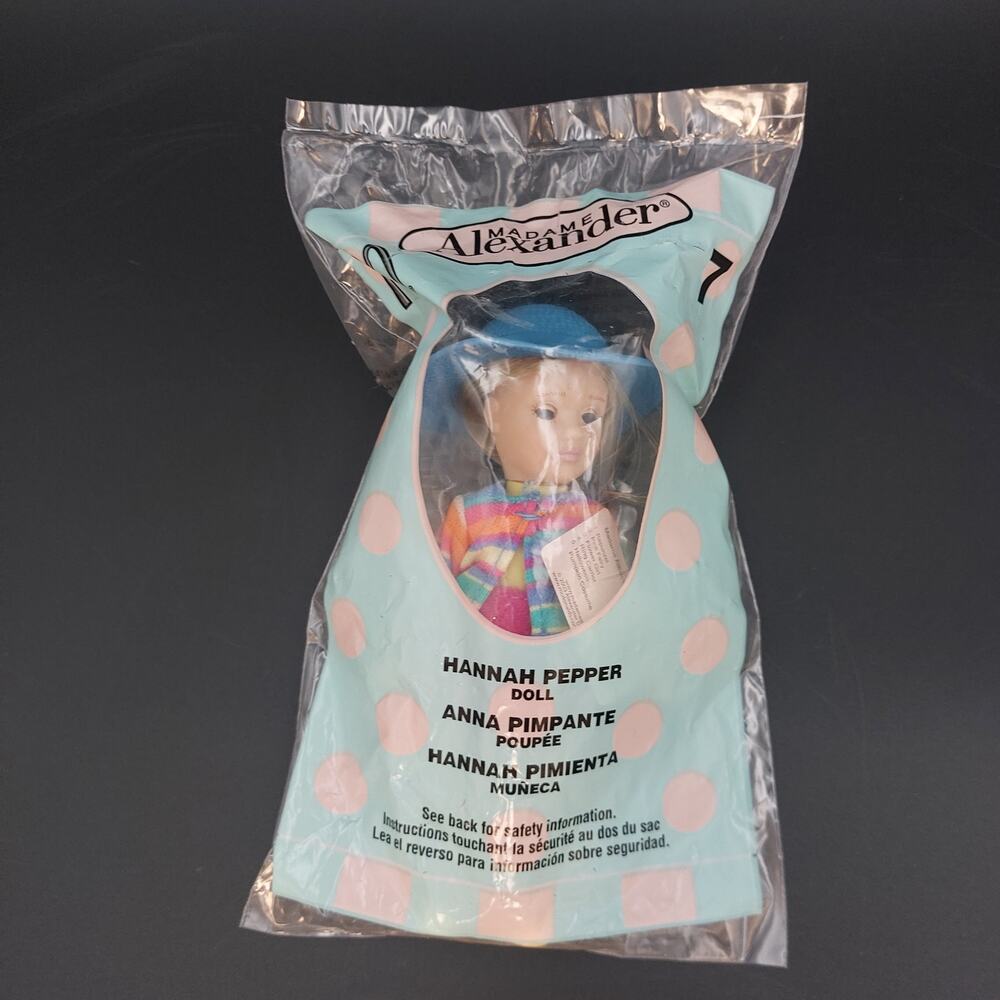 Madame Alexander Hannah Pepper Doll #7 2003 McDonalds Happy Meal Toy New Sealed